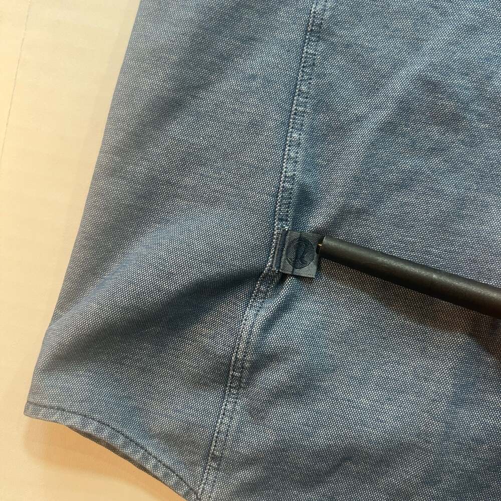 Lululemon Men's Commission Long Sleeve Shirt Medium Blue - Picture 7 of 8